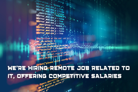 IT JOB OPENING - WE ARE HIRING
