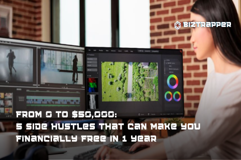 From 0 to $50,000: 5 Side Hustles That Can Make You Financially Free in 1 Year